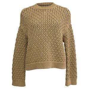 Loro Piana Knitted Sweater in Brown Silk